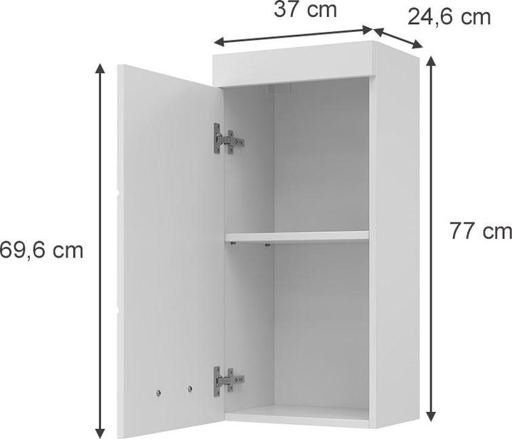 Produktbild Vicco Luna (37 x 24.60 x 77 cm)