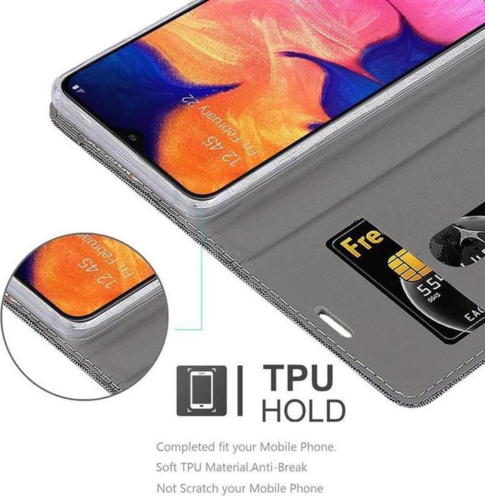 Produktbild Cadorabo Book Jeans Optik Cover (Samsung Galaxy A10)