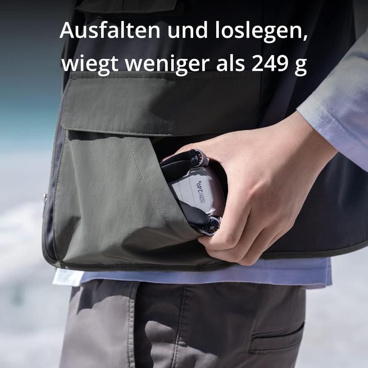 Actual product image DJI Lightweight Foldable Camera Drone with 4K/60fps Video, 48MP Photos, 34-Minute Flight Time (34 min, 249 g, 48 Mpx)