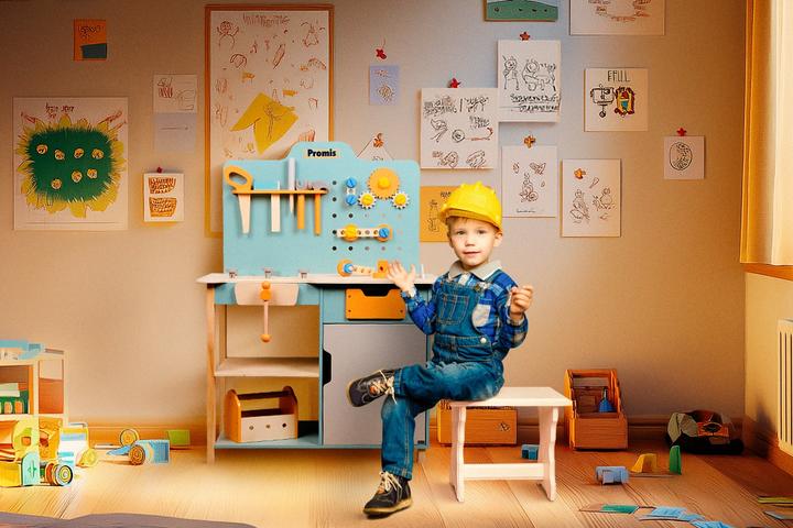 Produktbild Promis Werkzeugset aus Holz