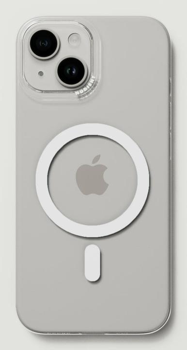 Actual product image Nudient Back Cover Thin MagSafe iPhone 15 Transparent (Apple iPhone 15)