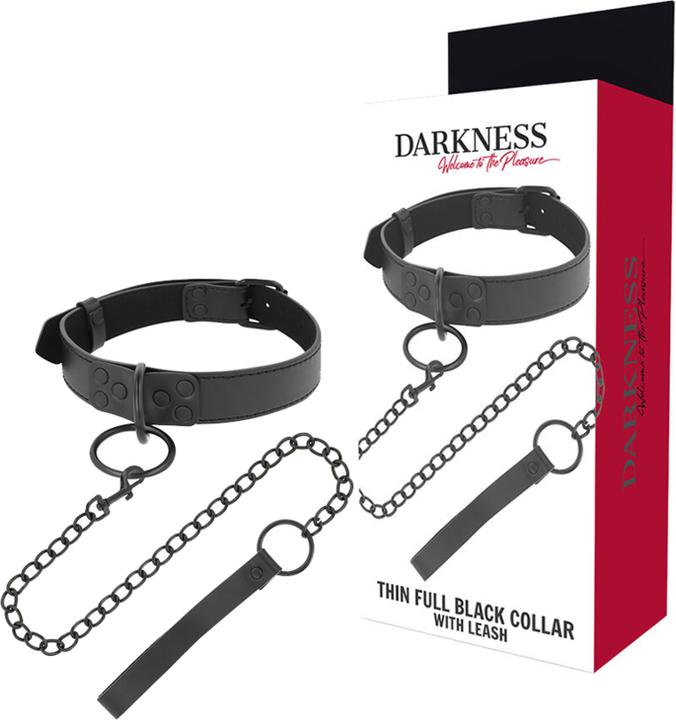 Image du produit Darkness Col Complet Noir Fin Avec Leash