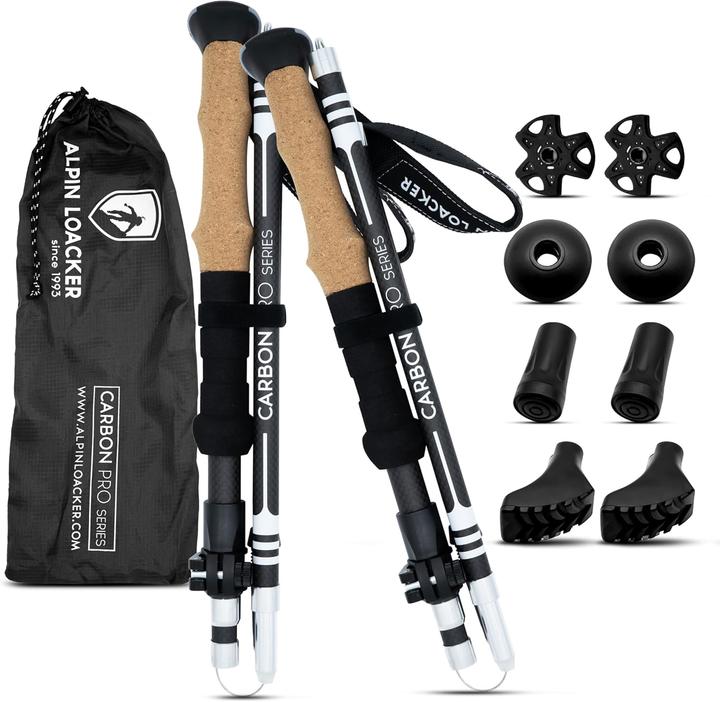 Produktbild Alpin Loacker Faltbare Wanderstöcke (100 - 120 cm)