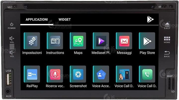 Actual product image JFSound Android GPS Bluetooth WiFi USB DAB+ Touchscreen CarPlay Android Auto DVD Head Unit (Android car, Apple Carplay)