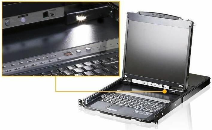 Immagine prodotto Aten Console KVM TFT da 19" per rack 1U