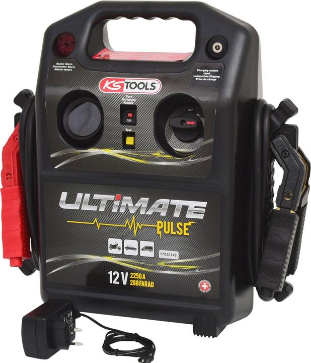Produktbild KS Tools 12 V Kondensator-Booster - mobiles Starthilfegert 720 A (550.1830) (2250 A)