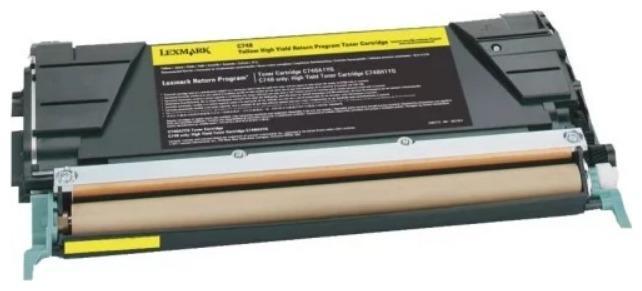 Actual product image Lexmark Toner yellow Orig.No. C746A3YG (Y)