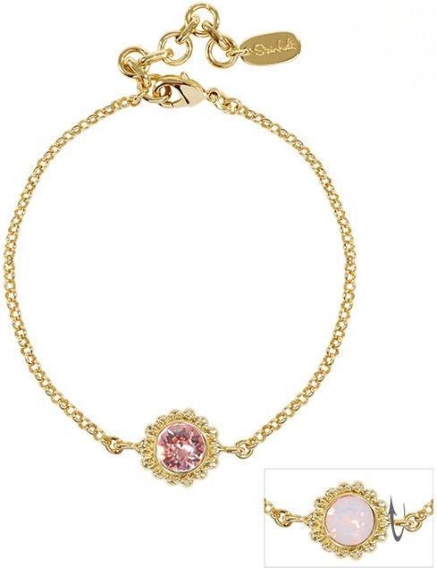 Produktbild Steinkult Armband "Sheila" (20 cm, Messing, Kristallstein, 18 Kt. Vergoldet)