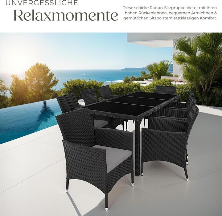 Produktbild tectake Rattan Sitzgruppe Valencia