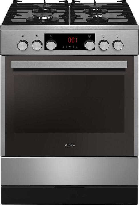 Amica Standherd mit Gas-Kochmulde SHEG 914 121 W Nutzvolumen 65 l BxHxT 600 x 850 x 600 mm
