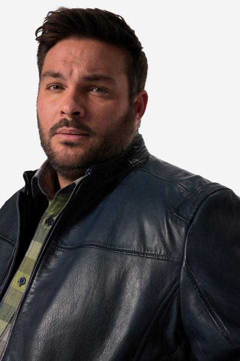 Produktbild Men+ Lederjacke, Leder, Lammnappa, Stehkragen, bis 7XL (5XL)