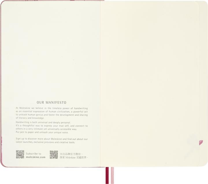 Produktbild Moleskine NB Sakura 26 LG bla (A5, Blanko, Harter Einband)