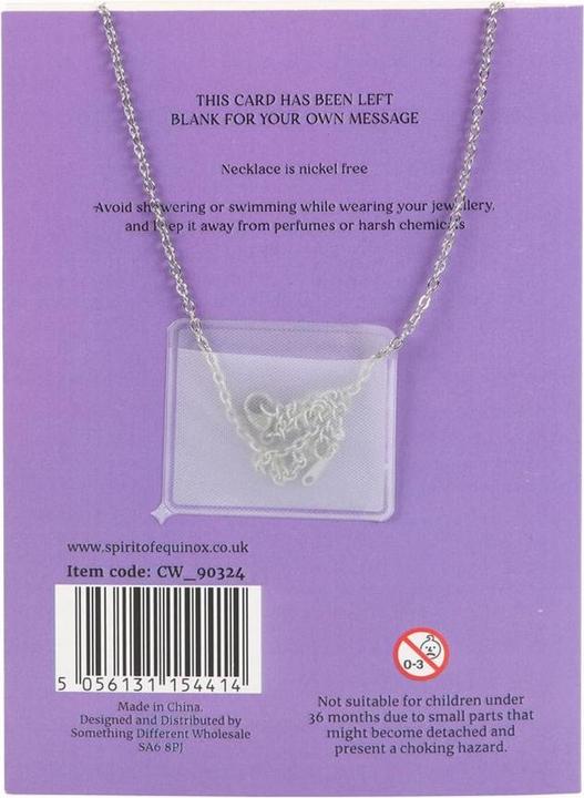 Image du produit Something Different - Ensemble Collier et carte (Cristal d'améthyste)