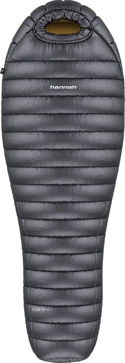Actual product image Hannah Outdoor mummyslaapzak Loft 400 Ebony 195L lichtgewicht dons -17C - Grijs (210 cm)