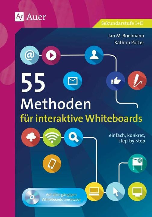 Produktbild 55 Methoden für interaktive Whiteboards (Deutsch, Jan M. Boelmann, Kathrin Pötter, 2017)