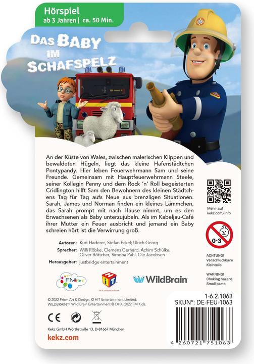 Actual product image Kekz Fireman Sam audio chip (German)