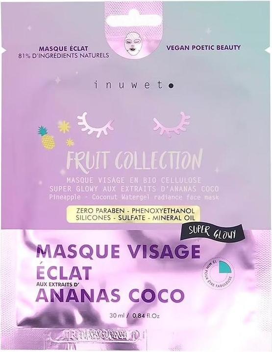 Actual product image Markenlos Fruit Collection Eclat Visage Mask