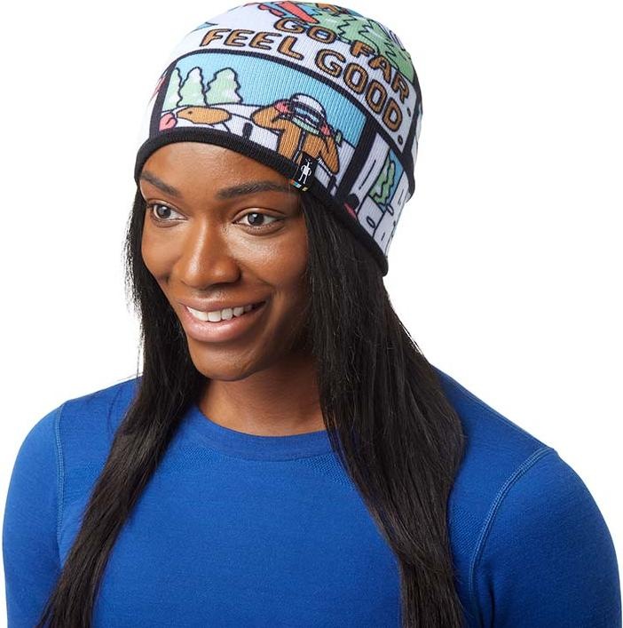 Actual product image Smartwool Winter Adventure Print Beanie (One size)