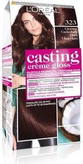 Produktbild L'Oréal Paris Creme Gloss Cream colorant No.323 Dark chocolate (323 Dark Chocolate)
