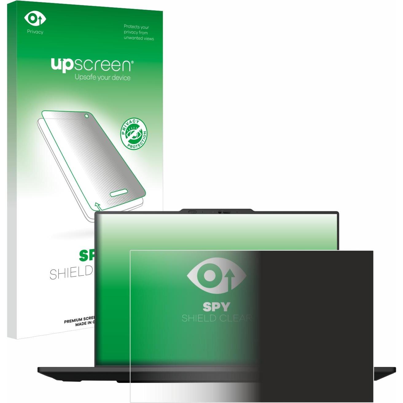 upscreen Sichtschutzfolie Anti-Spy Privacy Folie Blaulicht-Schutz (40.64", 16 : 10), Notebook Schutzfolie