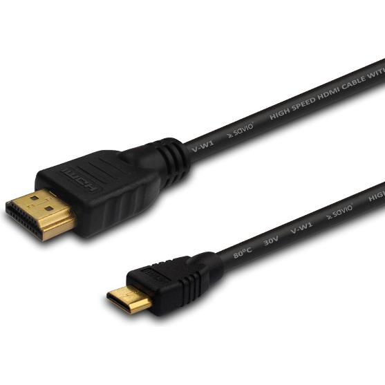 Savio HDMI (Typ A) — mini HDMI (Typ C) (1.50 m, HDMI), Video Kabel