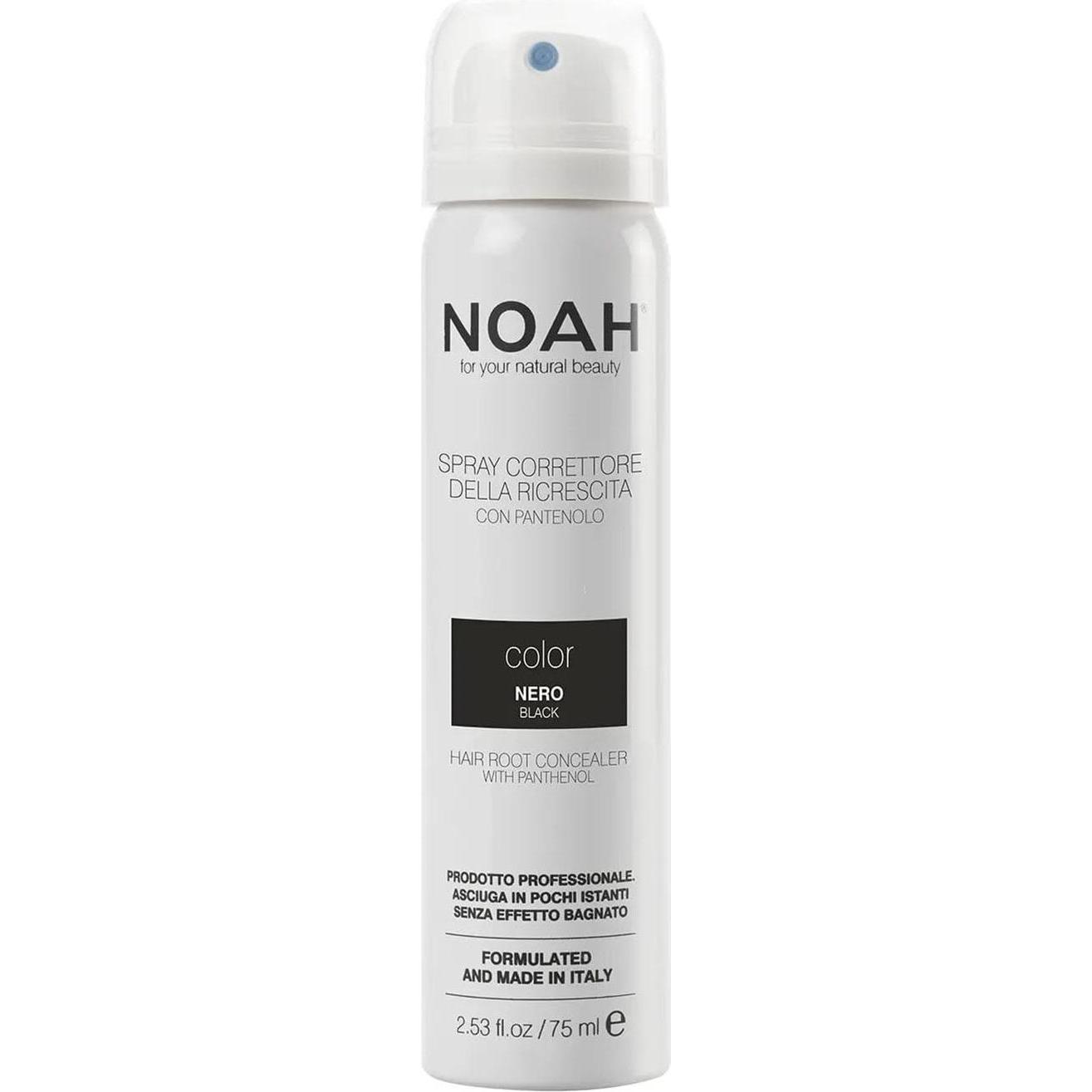 Pure Pure, Bodylotion, NOAH Hair Root Concealer with Vitamin B5 Black 75ml - Made in Italy - Cruelty Free, No SLS or Par...