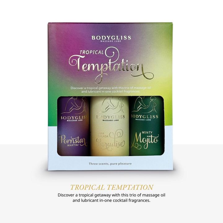 Actual product image Bodygliss - Travel Edition 3-pack - Tropical Temptation