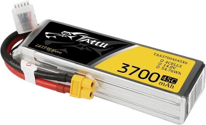 Image du produit Tattu Accu RC LiPo 3700 mAh 14.8 V 45C (14.80 V, 3700 mAh)