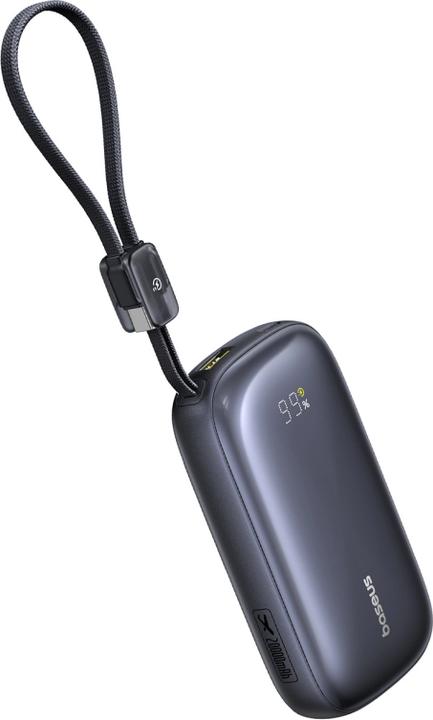 Actual product image Baseus EnerFill FC21 QPow3 Ultra, 20000mAh, 45W, QC + PD, Black (20000 mAh, 45 W)