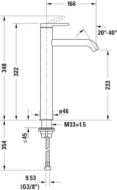 Produktbild Duravit Einhebel-Waschtischmischer