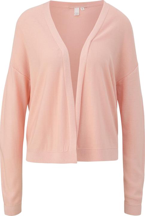 Produktbild s.Oliver Strickjacke Strickjacke mit Rippblende (XXL)