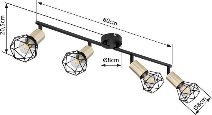 Actual product image Globo Xara I (E14)