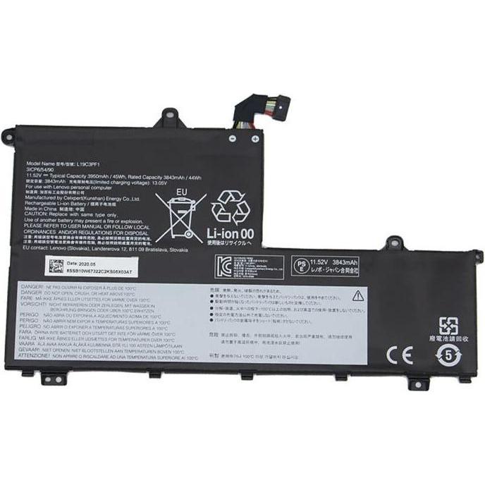 Lenovo LG L19L3PF8 11.1V45Wh3cel (4000 mAh), Notebook Akku