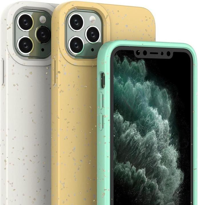 Produktbild Hurtel Eco Case Case for iPhone 11 Pro Silicone Cover Phone Cover Yellow (Apple iPhone 11 Pro)