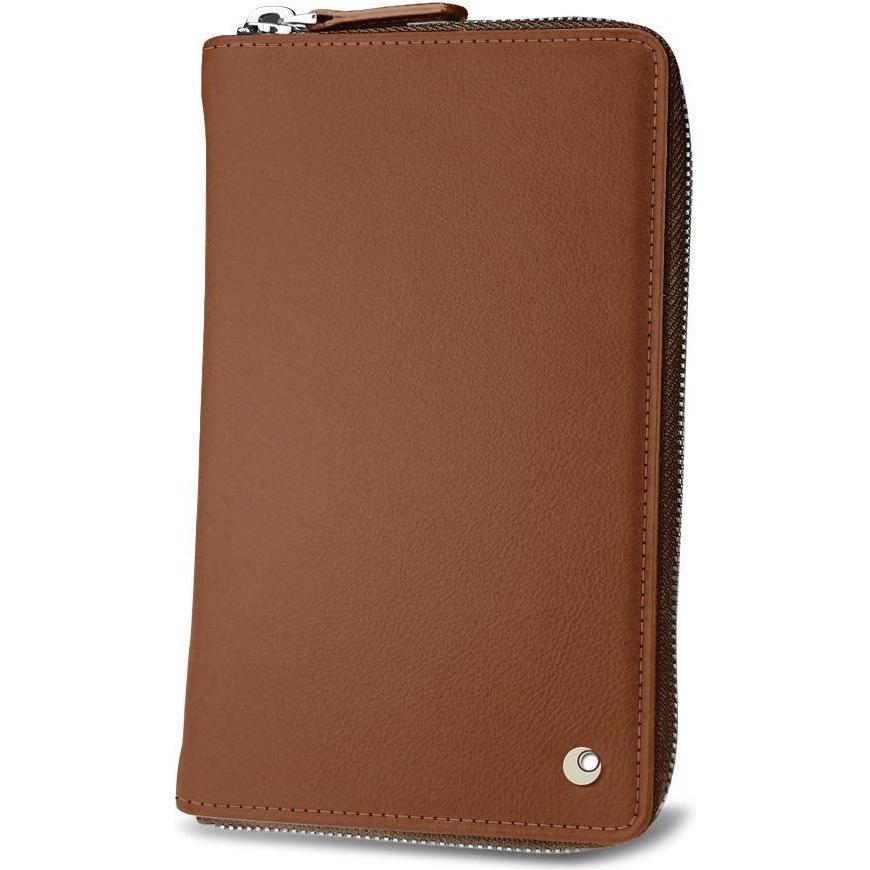 Noreve Marrone Custodia Portafoglio Per Smartphone (Universale), Cover Smartphone,