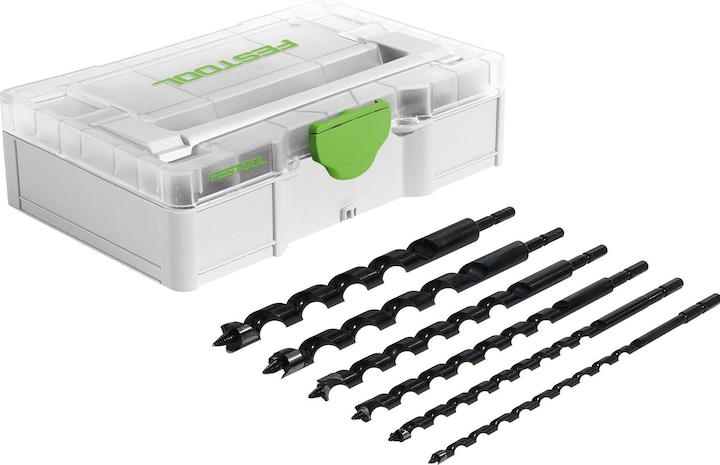 Image du produit Festool Schlangenbohrer-Set SYS3 S 76-SB CE-SORT/6 (6, 8, 10, 12, 14, 16 millimètres)