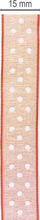 Produktbild Mabella Geschenkband mit Punktemuster für vielseitige Geschenkverpackungen (20x)