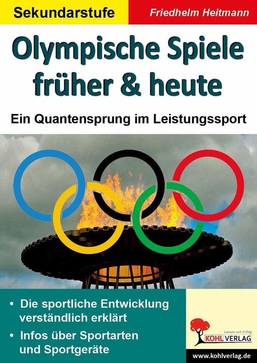 Produktbild Olympische Spiele früher & heute. Ein Quantensprung im Leistungssport (Deutsch, Friedhelm Heitmann, 2012)