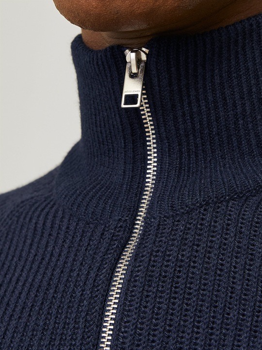 Image du produit Jack & Jones Unicolore Pull en tricot avec demi-zip Pull en tricot avec demi-zip (XXL)