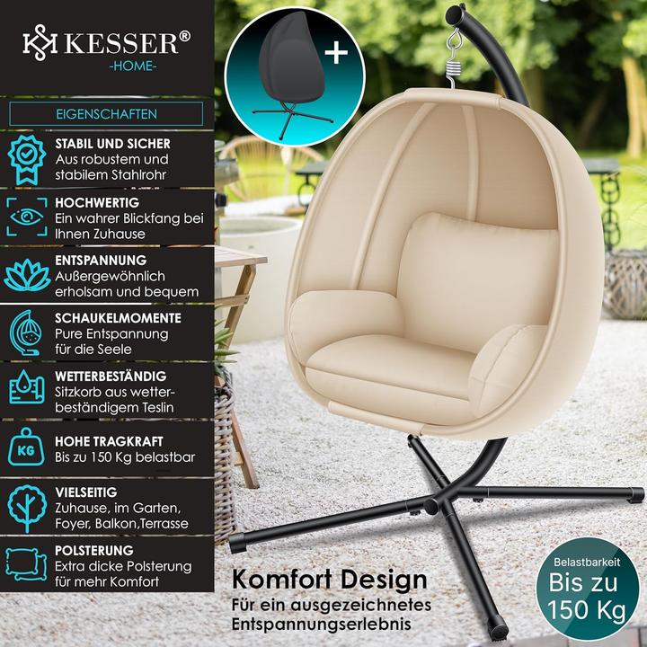 Actual product image Kesser Hängesessel mit Gestell