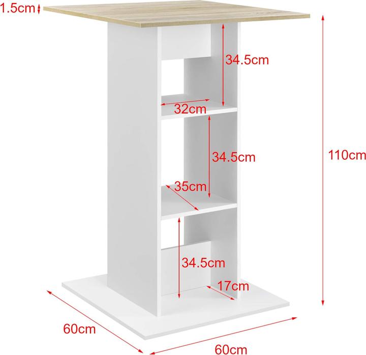 Image du produit En.Casa Visby (70 x 70 x 110 cm)