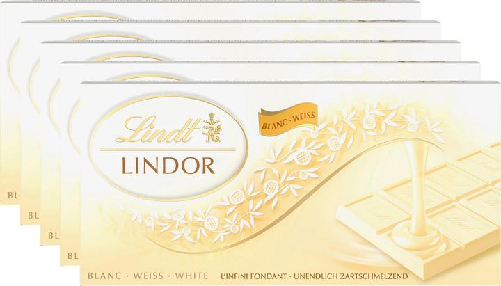 Immagine prodotto Lindt Barretta di cioccolato bianco Lindor multipack (500 g)