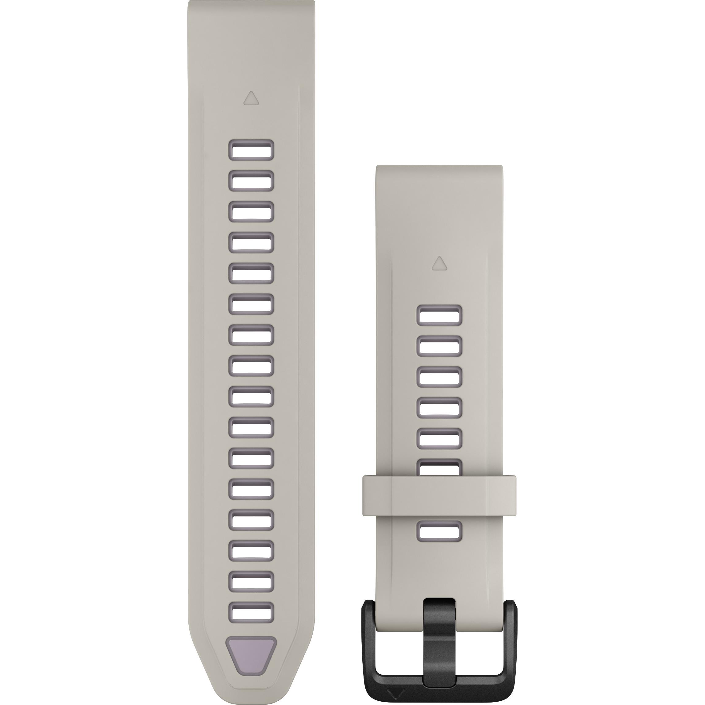 Garmin Ersatzarmband QuickFit 20mm (20 mm, Silikon), Uhrenarmband, Grau