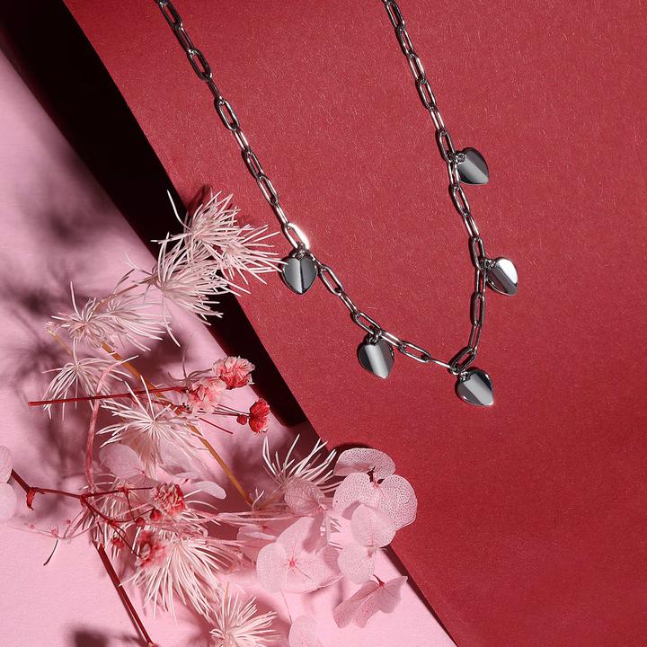 Image du produit Morellato Romance Pailettes Collier en acier SAWW02 (Acier inoxydable)