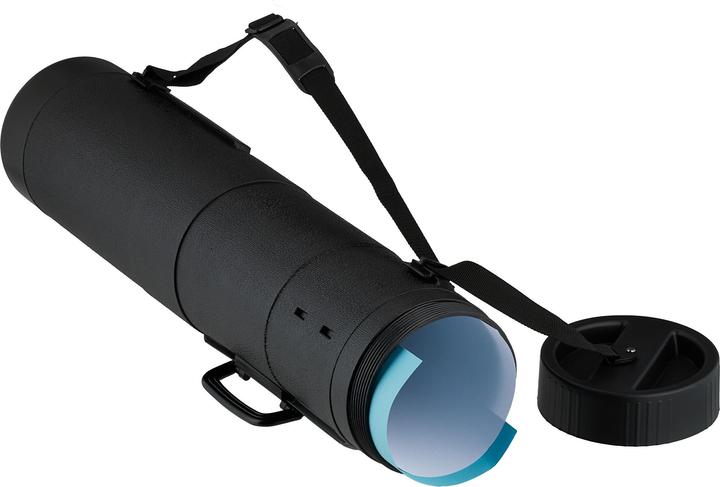 Image du produit Relaxdays - Posterrolle ausziehbar mit Griff, XL, 81–135 x 18,5 cm