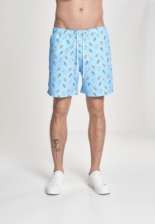 Actual product image Urban Classics Pattern Swim Shorts (XS)