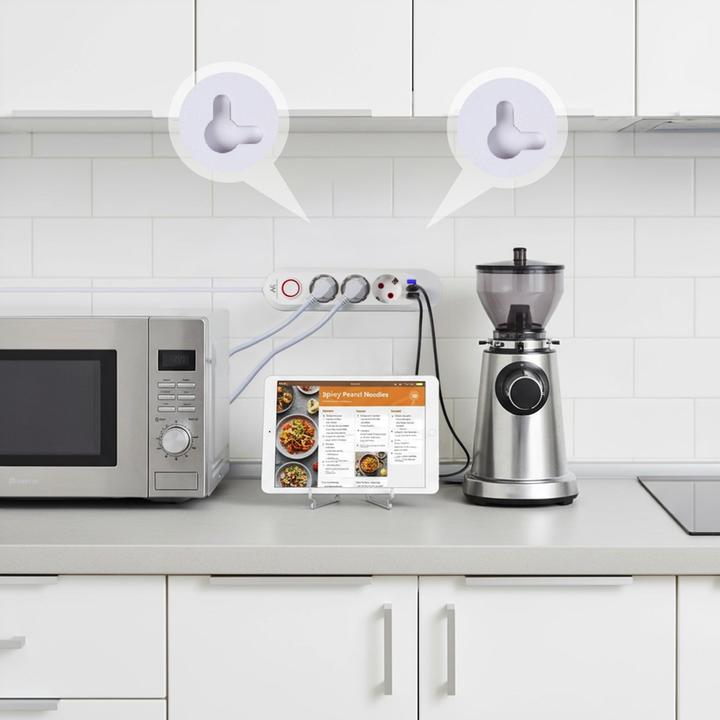 Actual product image Maclean Multiple socket outlet, extension cable with 3 sockets + 3 USB ports (3x, USB-A, 1.50 m)