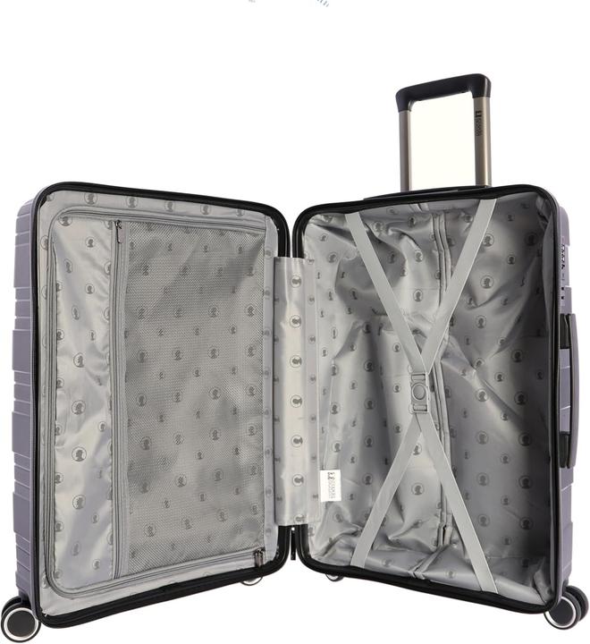 Image du produit Coronel Tapiocca Valise cabine robuste avec roues multidirectionnelles et serrure intégrée (52 l)
