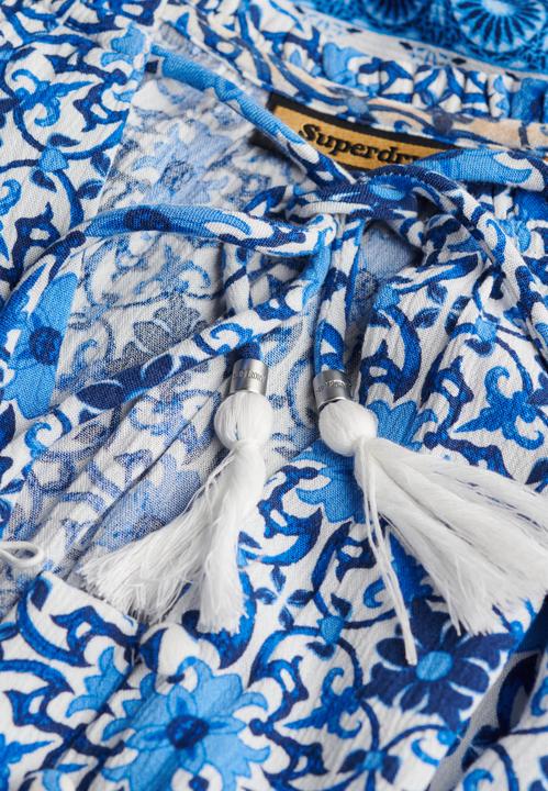 Produktbild Superdry Langärmeliges Midikleid mit Print (L)