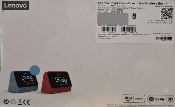 Image du produit Lenovo Smart Clock Essential